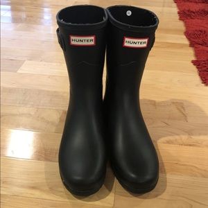 ♥️SOLD♥️ Matte Black Slim Fit Hunter Boots
